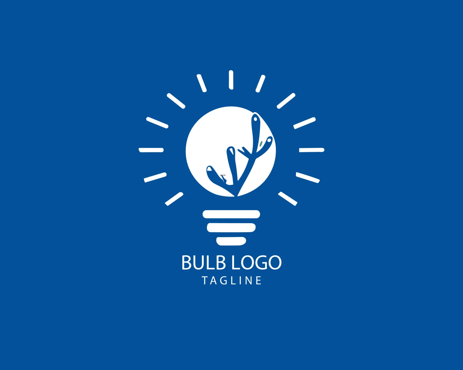 Bulb customizable logo set design #38394
