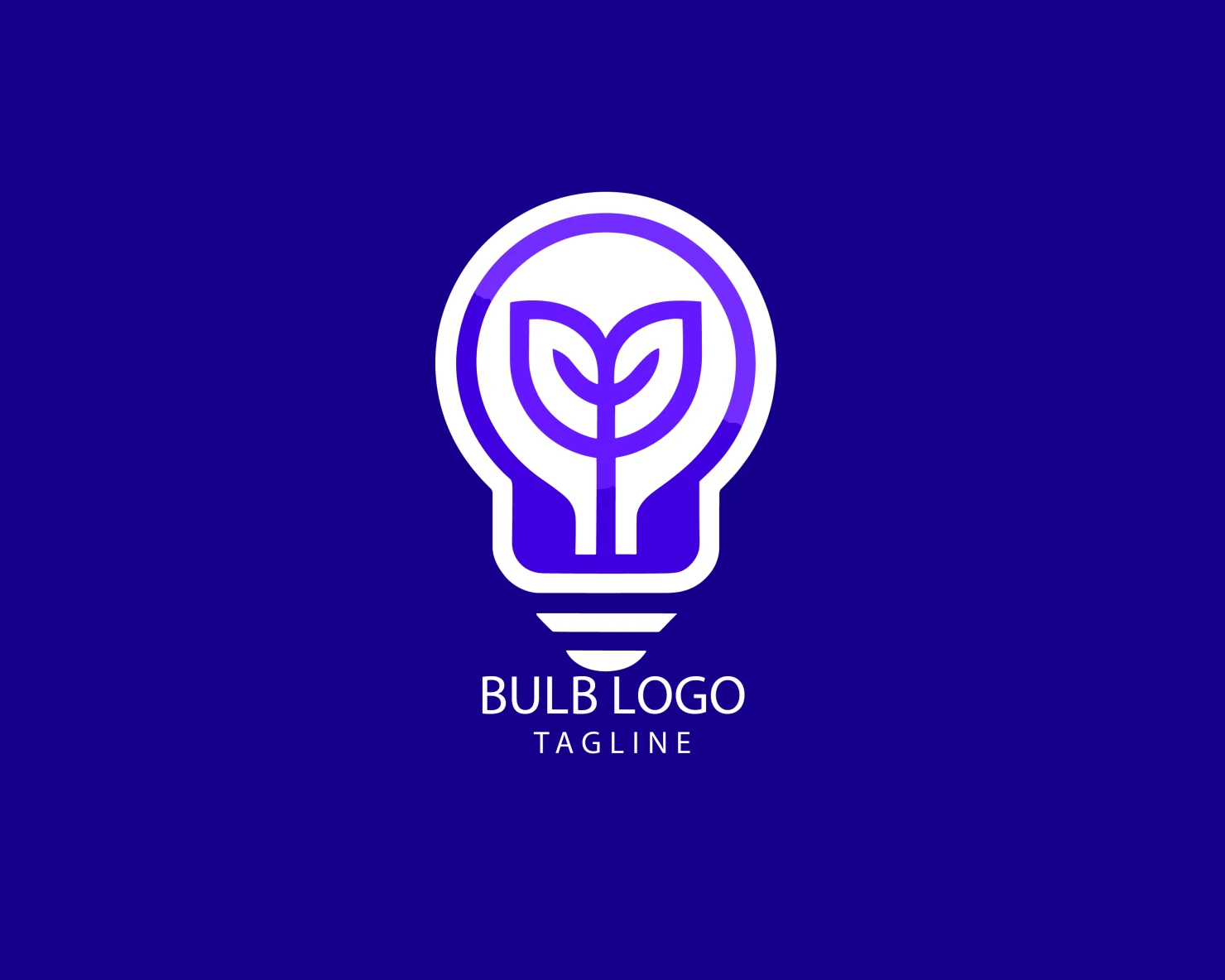 Bulb customizable logo set design #38397