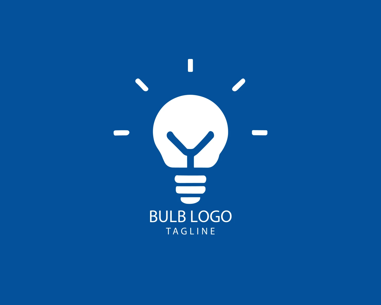 Bulb customizable logo set design #38404