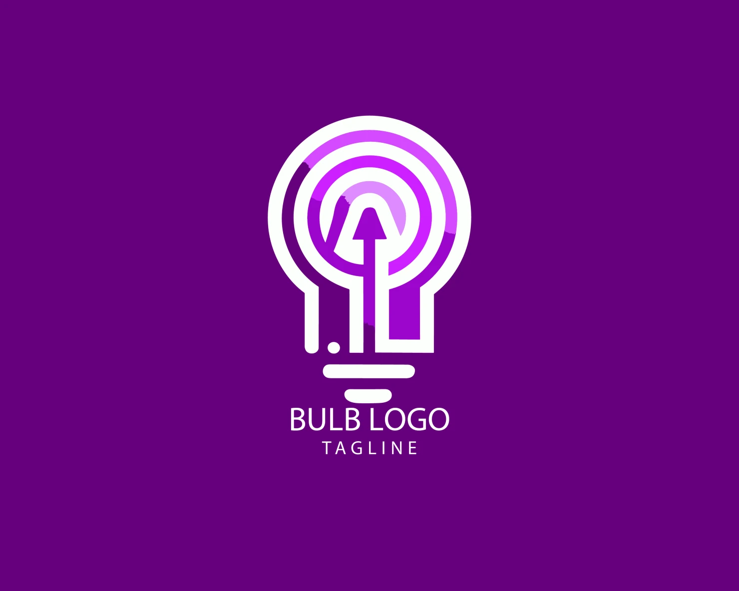 Bulb customizable logo set design #38409