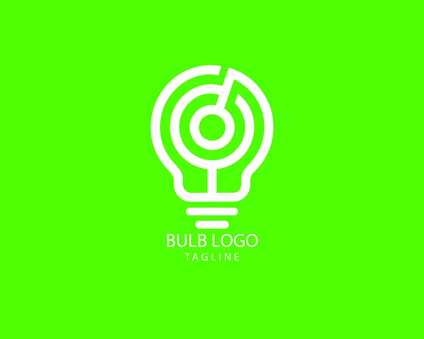 Bulb customizable logo set design #38410