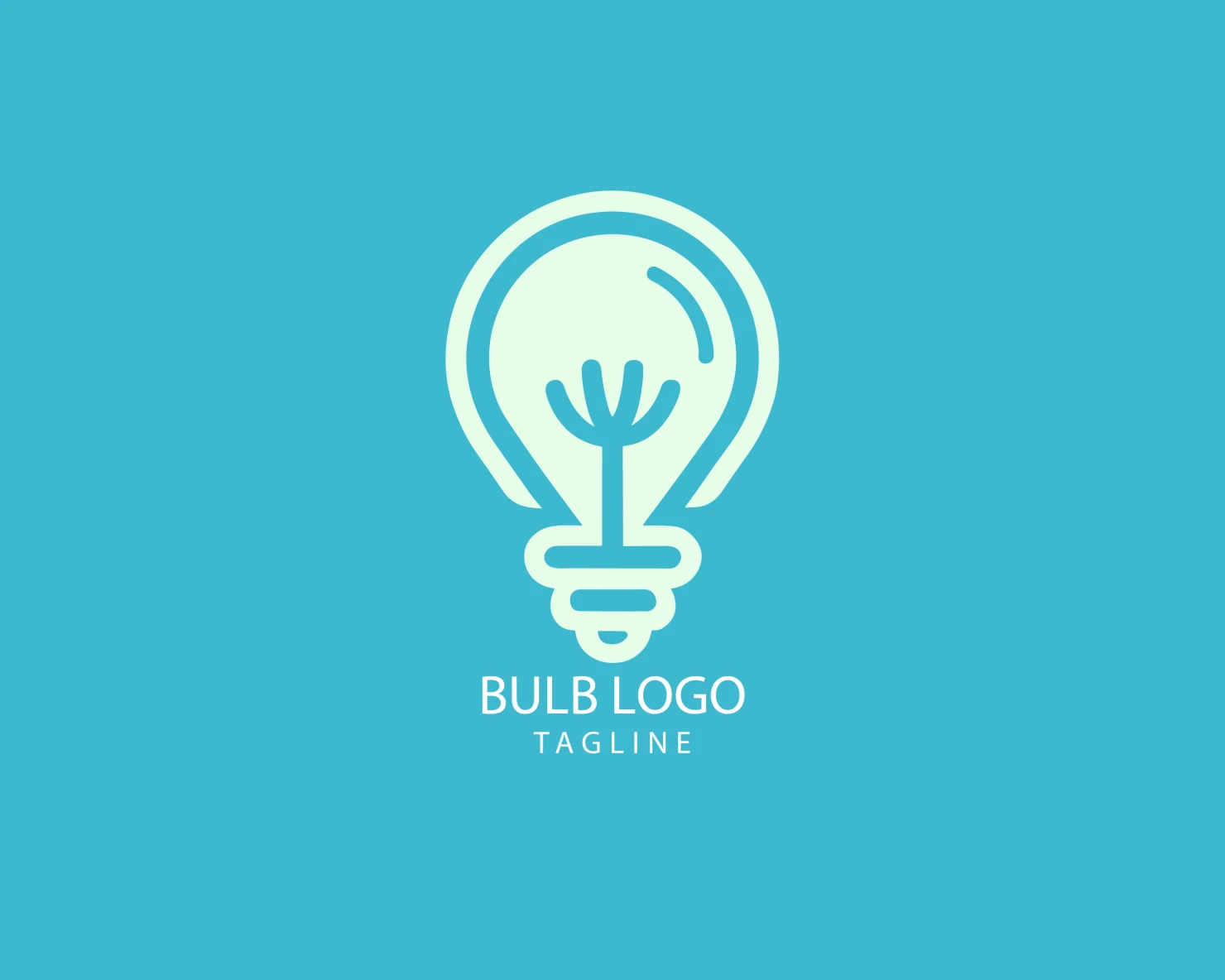 Bulb customizable logo set design #38411