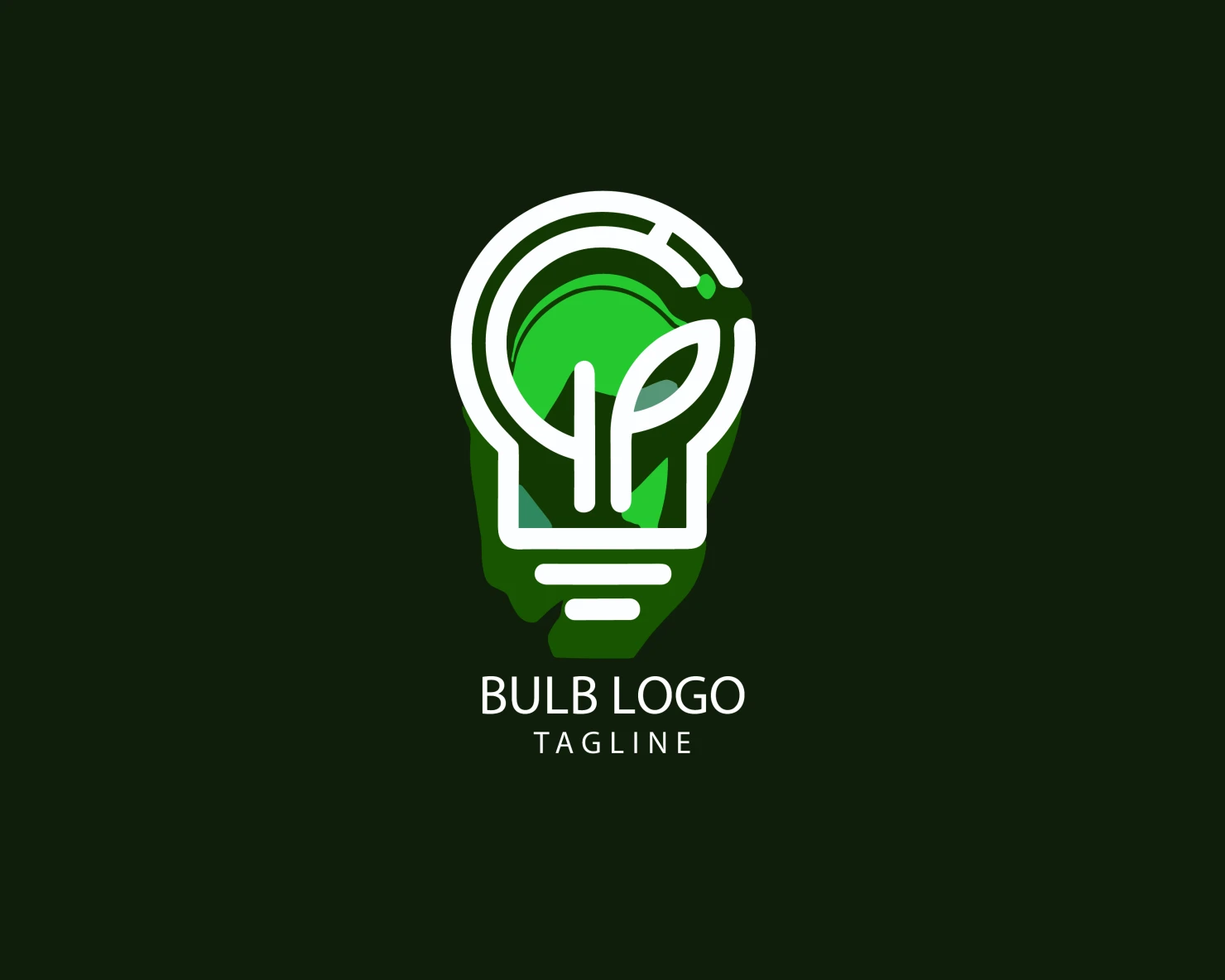 Bulb customizable logo set design #38413