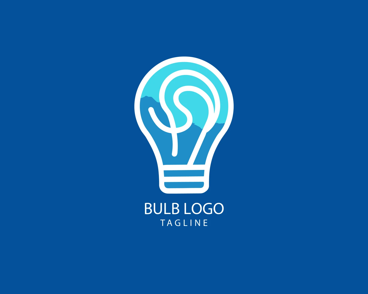 Bulb customizable logo set design #38415