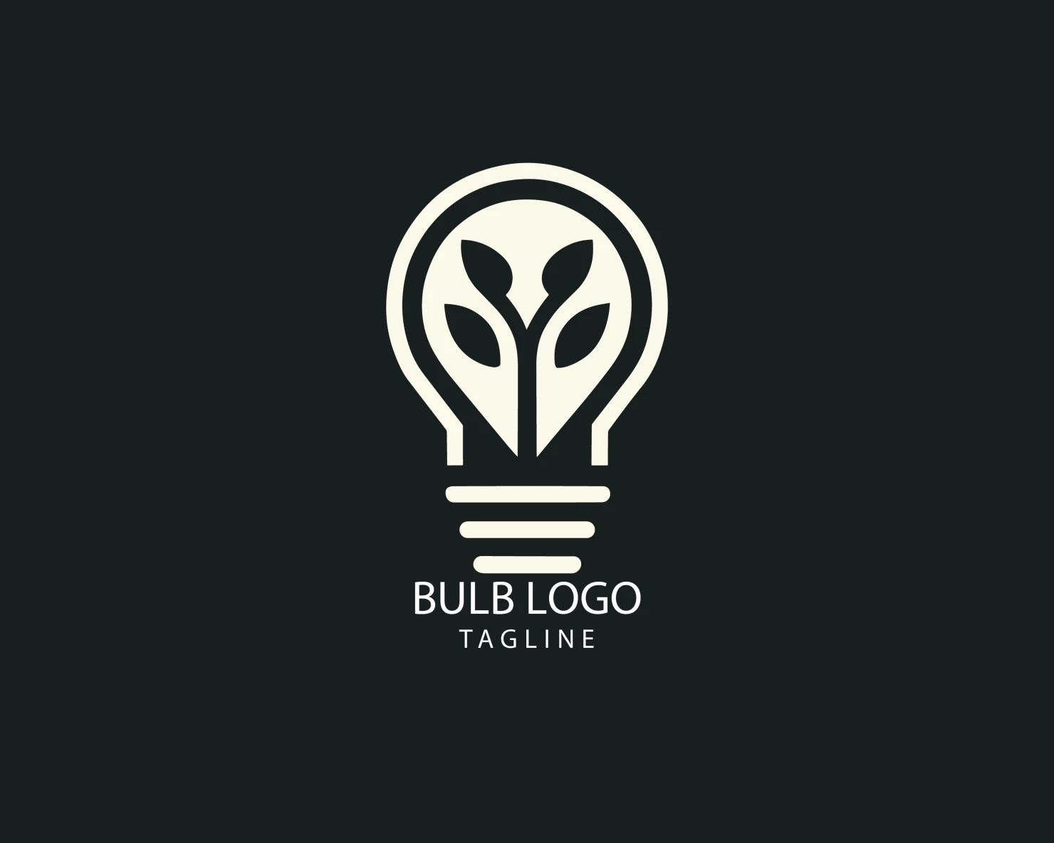 Bulb customizable logo set design #38416