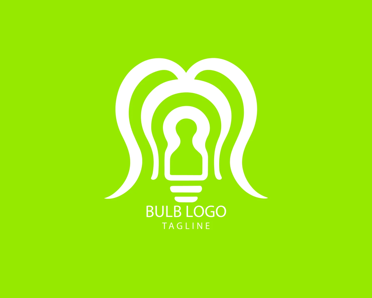 Bulb customizable logo set design #38417