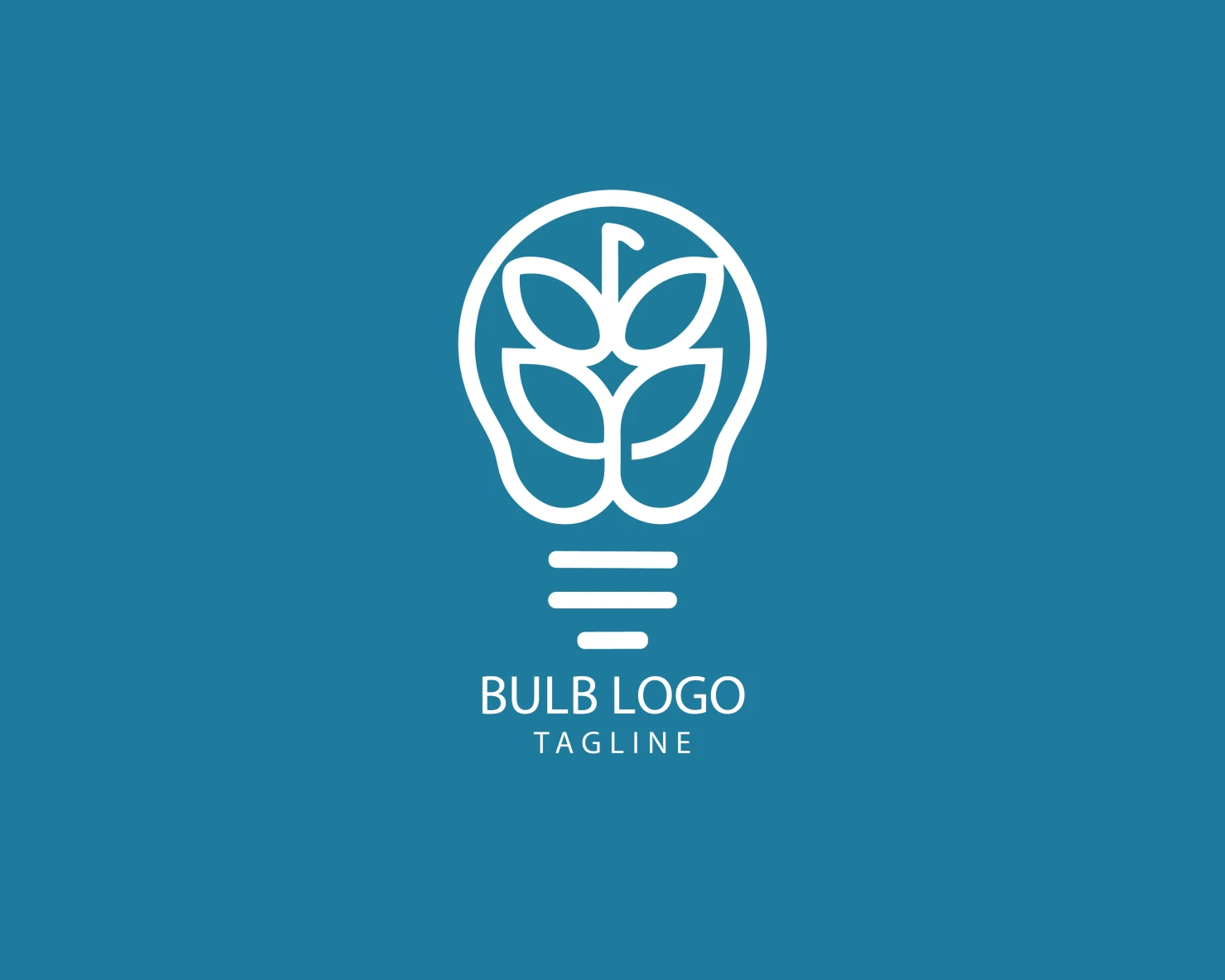 Bulb customizable logo set design #38423