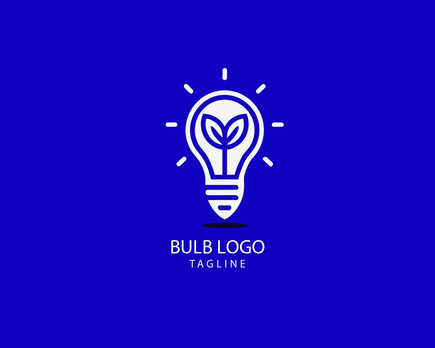 Bulb customizable logo set design #38424