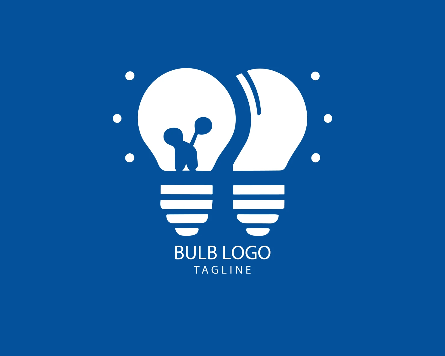 Bulb customizable logo set design #38427