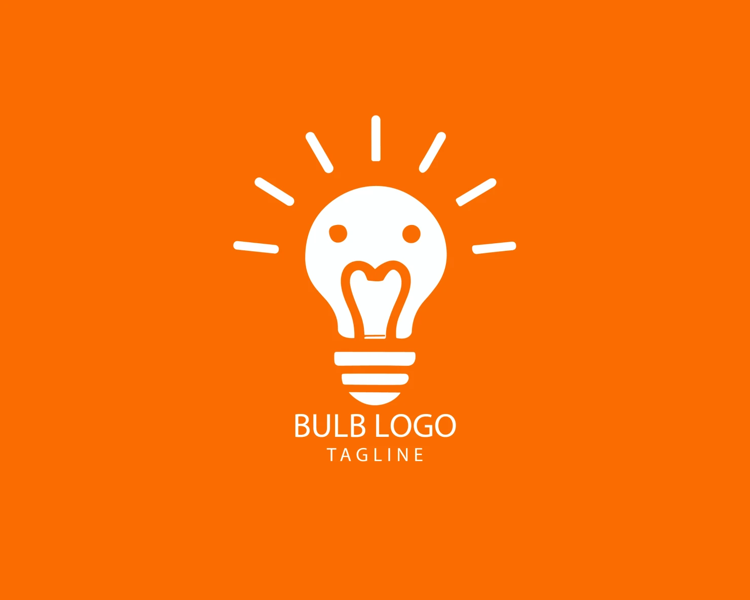 Bulb customizable logo set design #38430