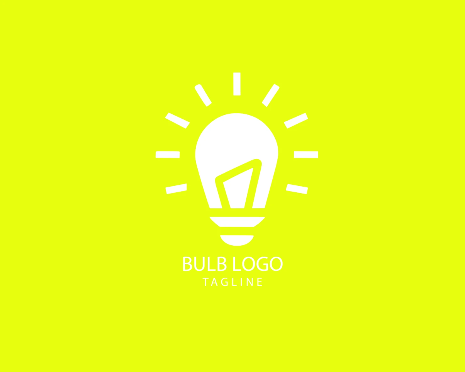 Bulb customizable logo set design #38431