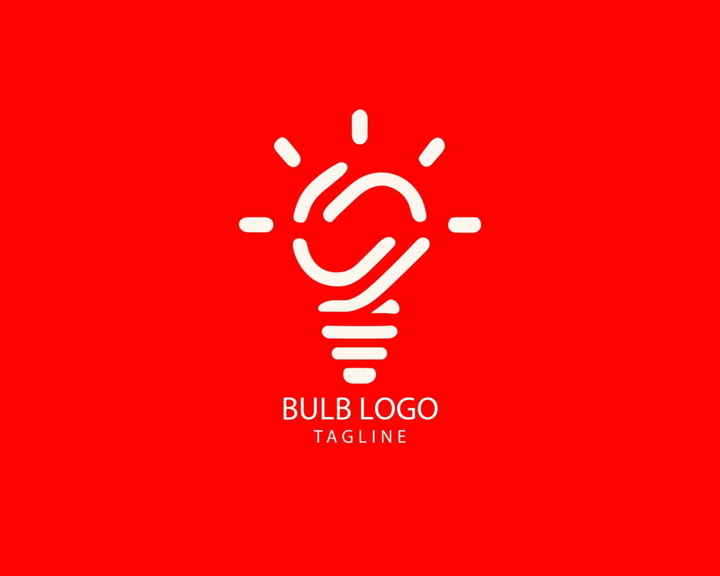 Bulb customizable logo set design #38434