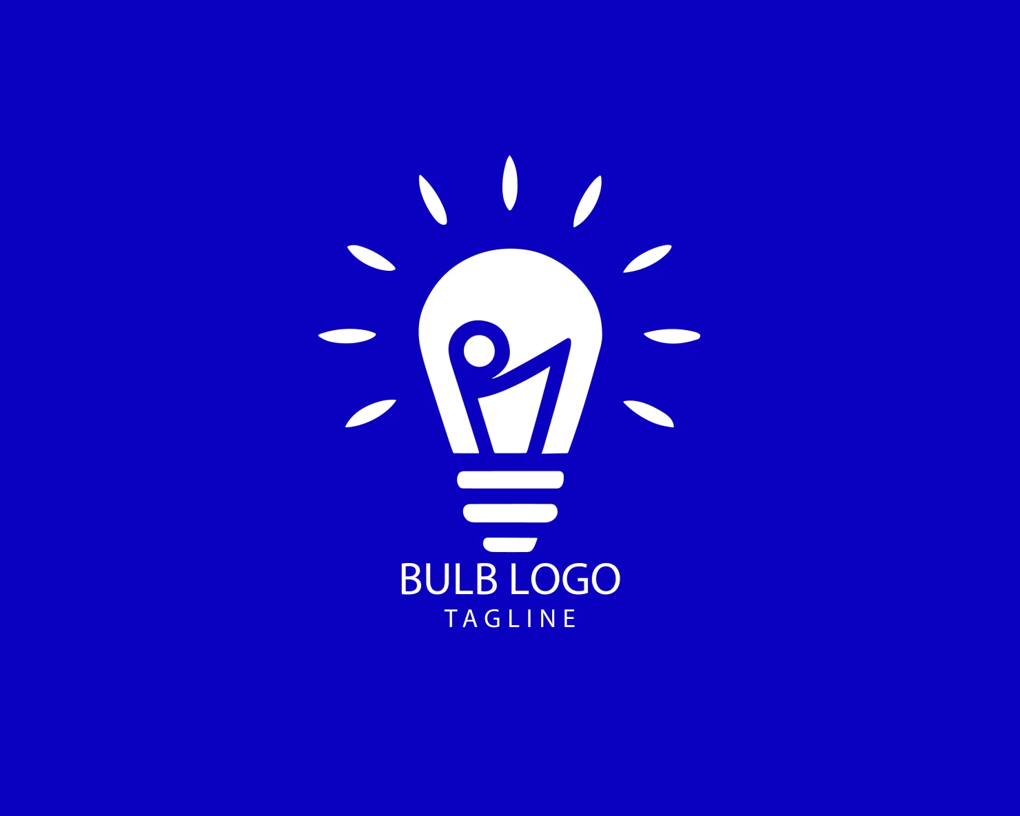 Bulb customizable logo set design #38439