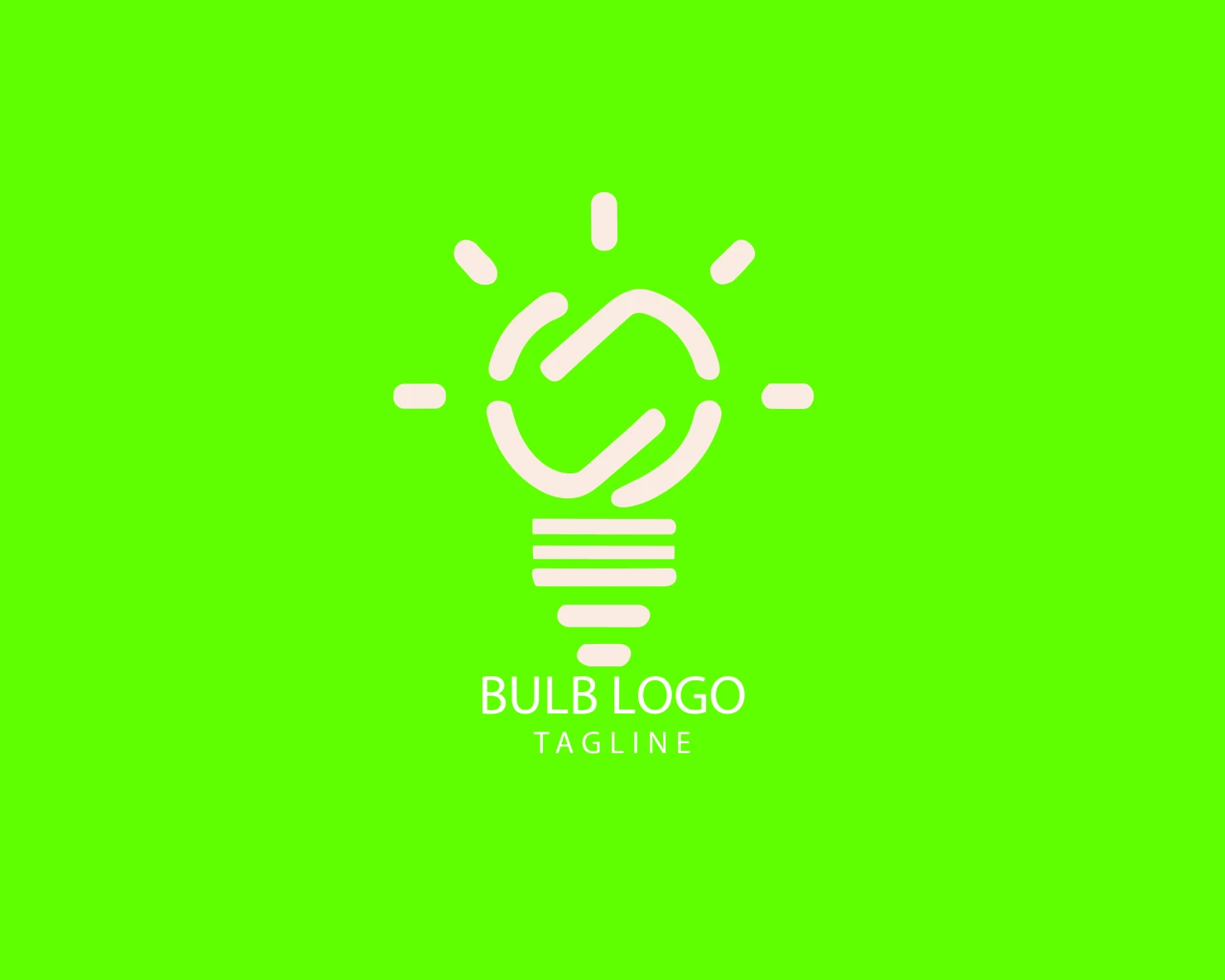 Bulb customizable logo set design #38445