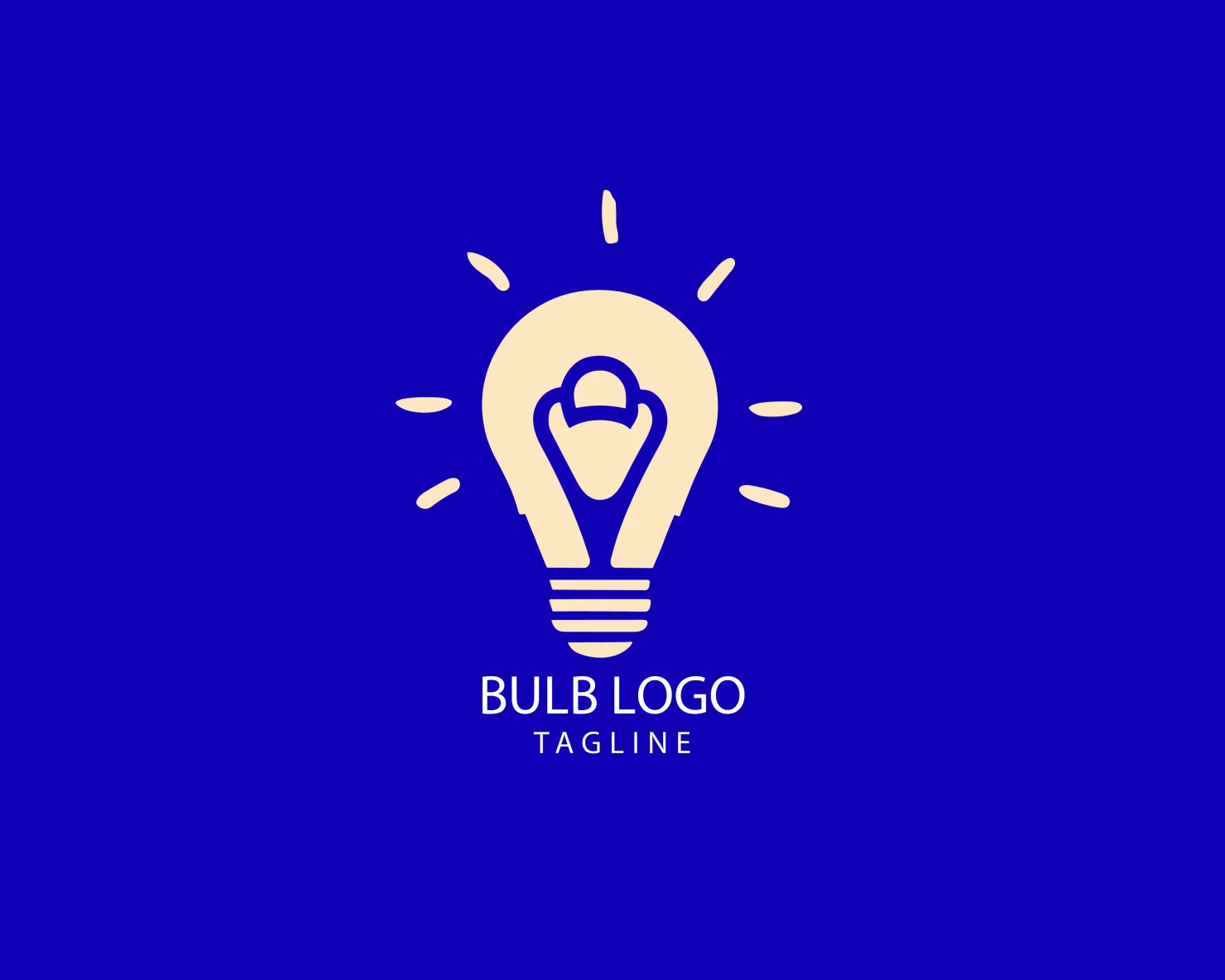 Bulb customizable logo set design #38449