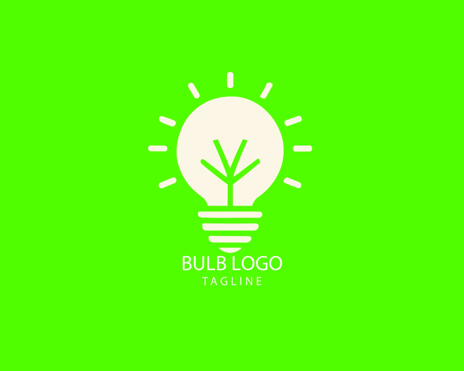 Bulb customizable logo set design #38450