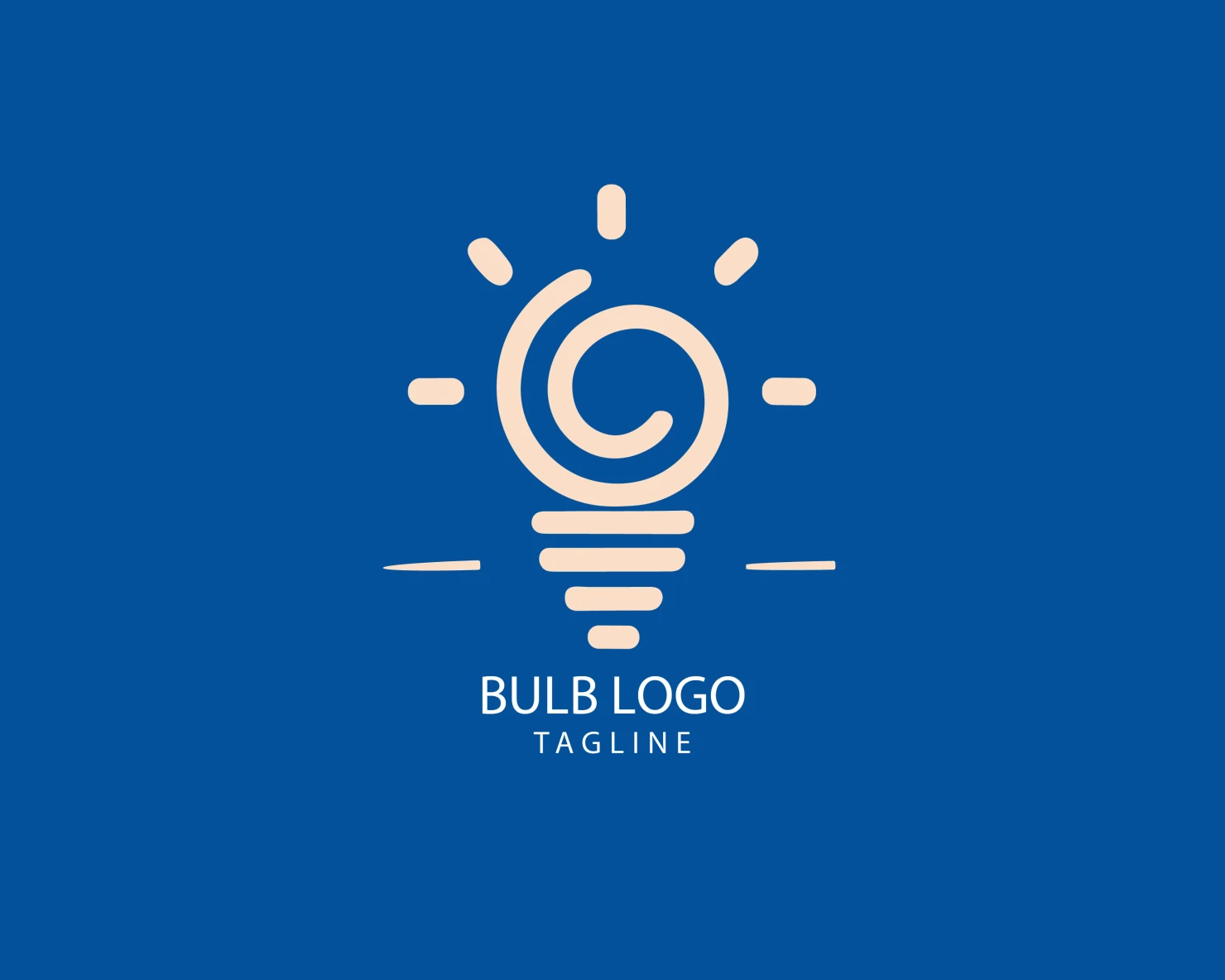 Bulb customizable logo set design #38452