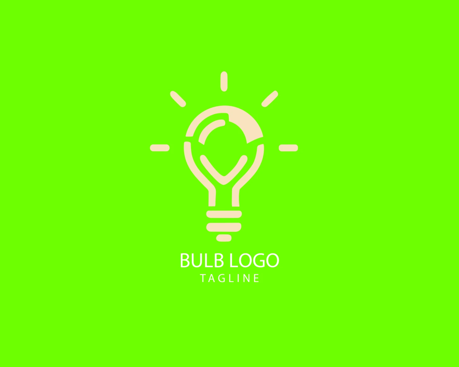Bulb customizable logo set design #38453