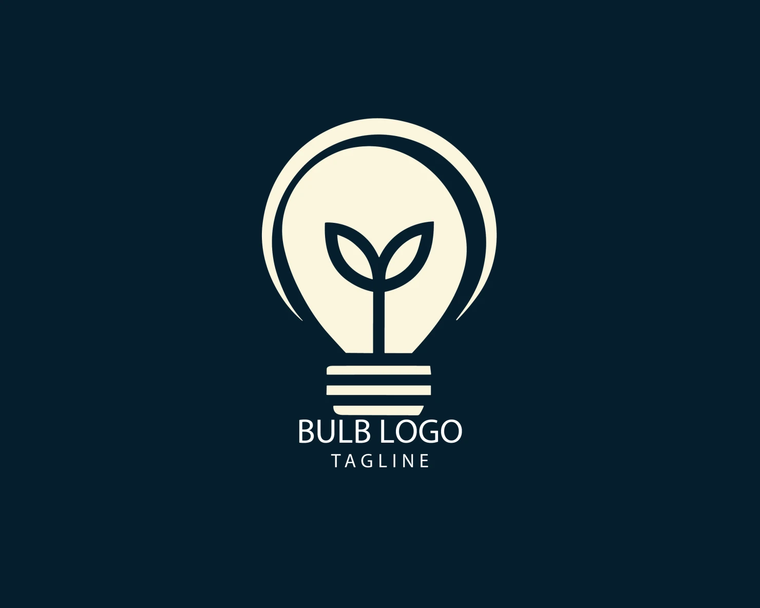 Bulb customizable logo set design #38455