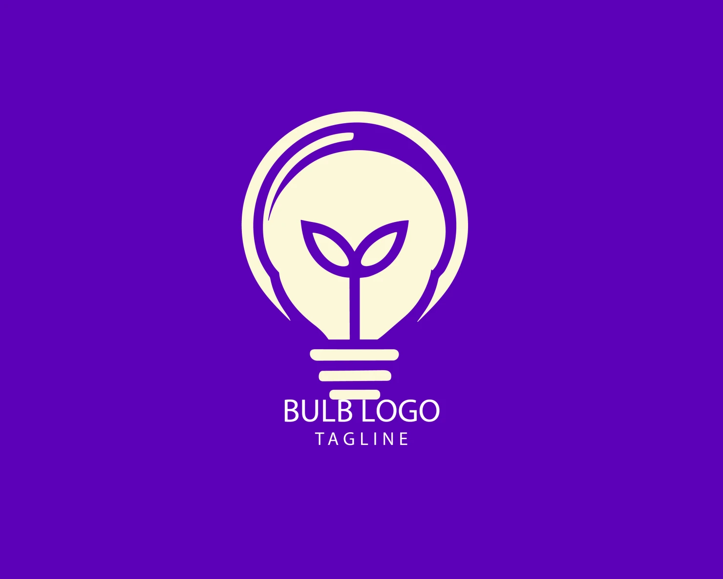 Bulb customizable logo set design #38456