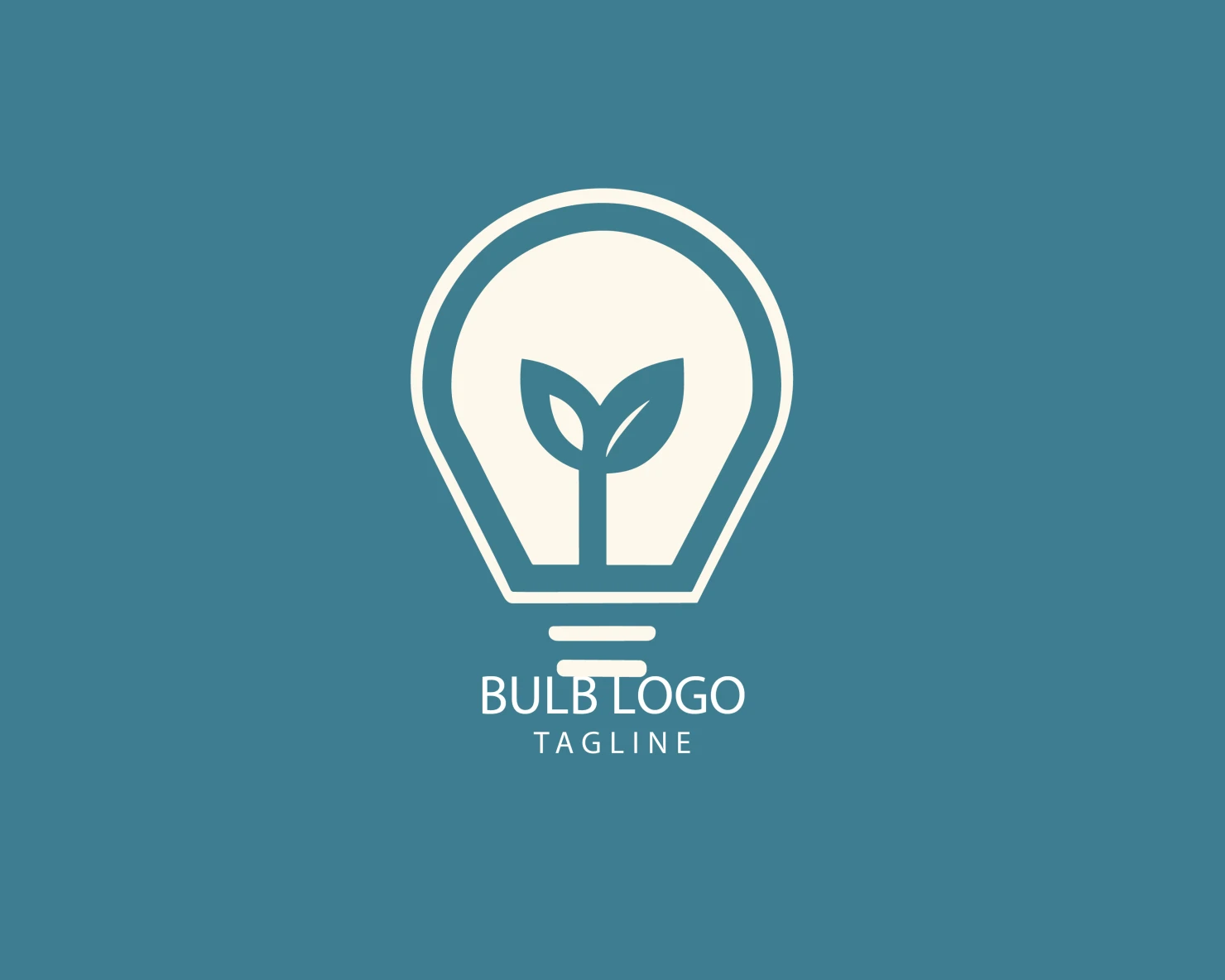 Bulb customizable logo set design #38457