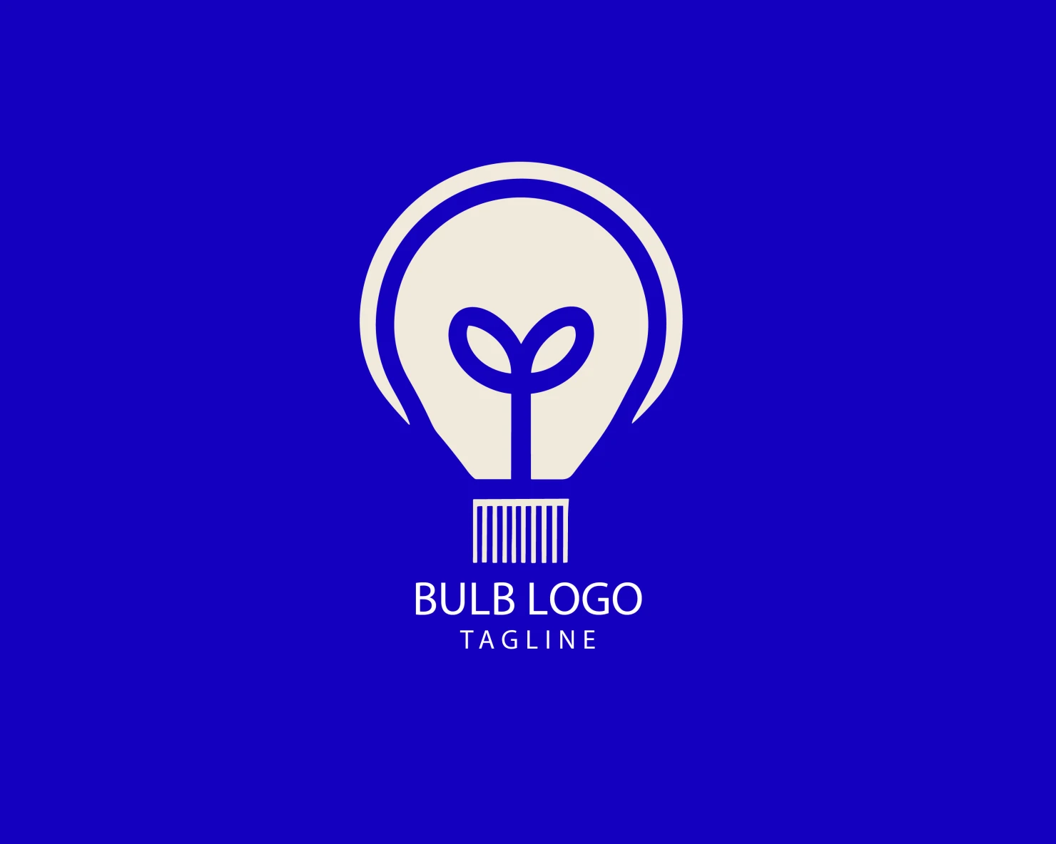 Bulb customizable logo set design #38458