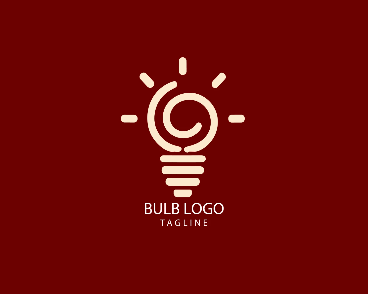 Bulb customizable logo set design #38459