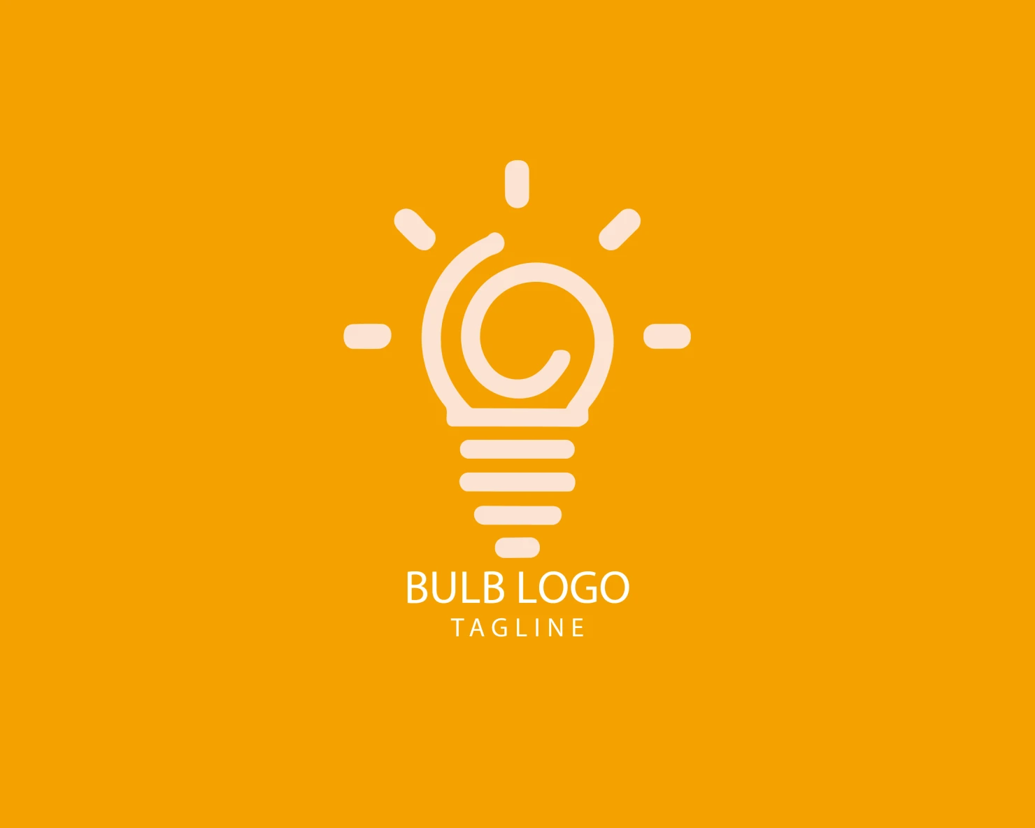 Bulb customizable logo set design #38460