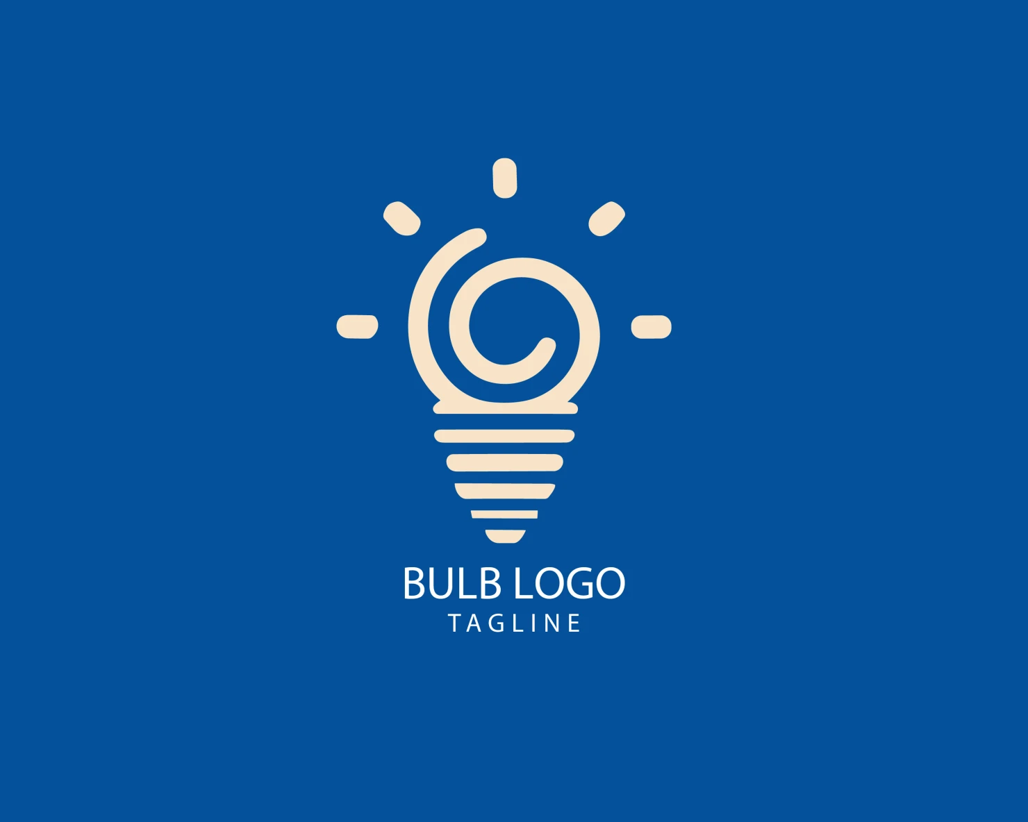 Bulb customizable logo set design #38461