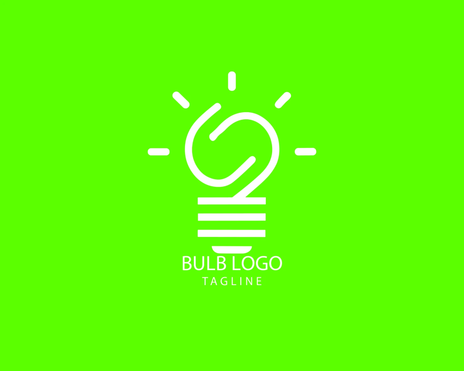 Bulb customizable logo set design #38462