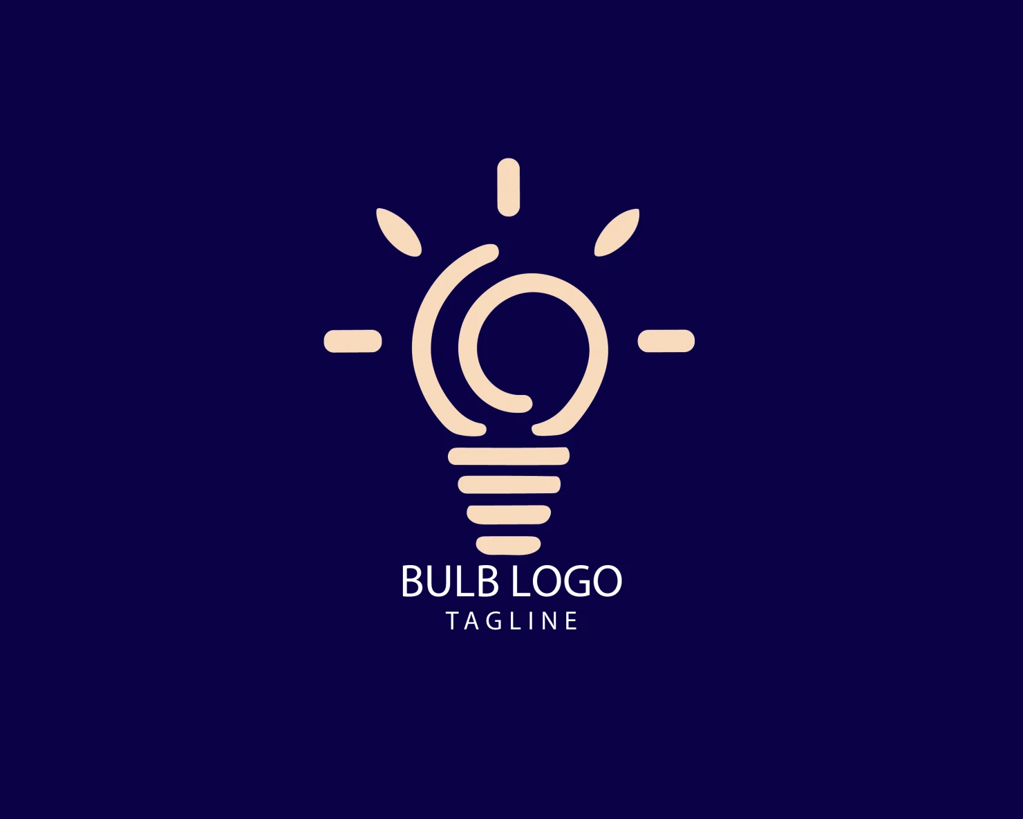 Bulb customizable logo set design #38469
