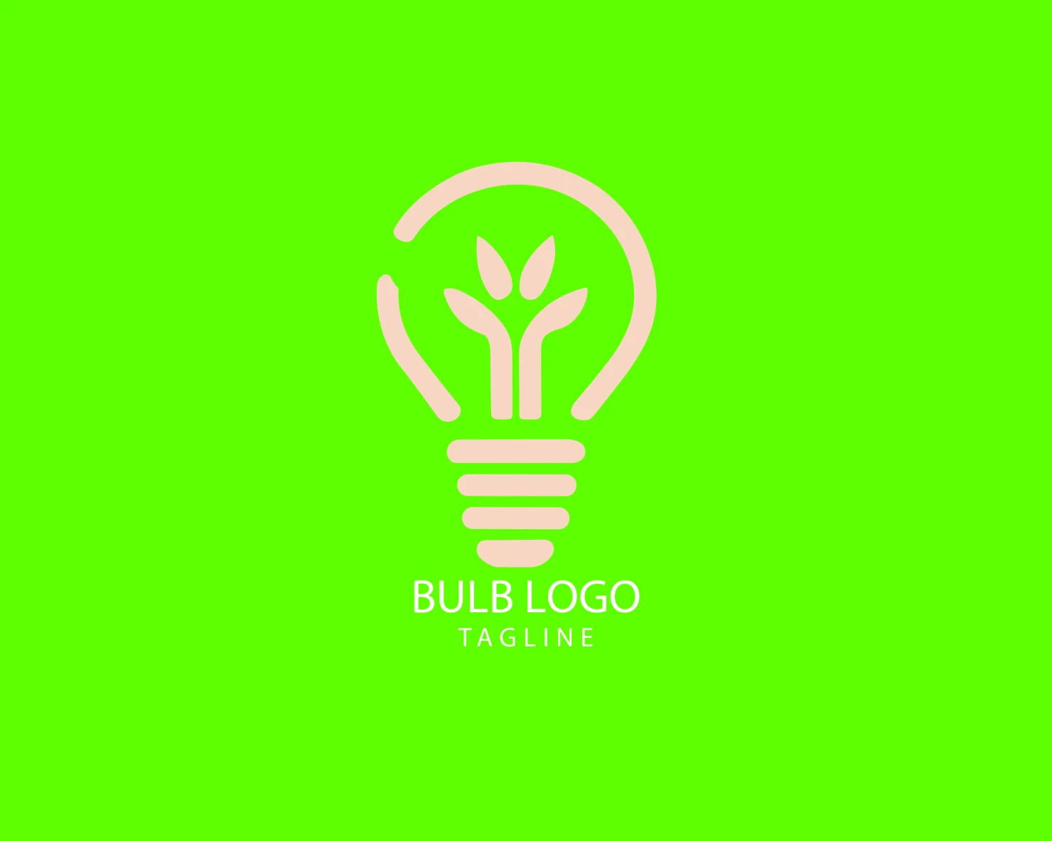 Bulb customizable logo set design #38470