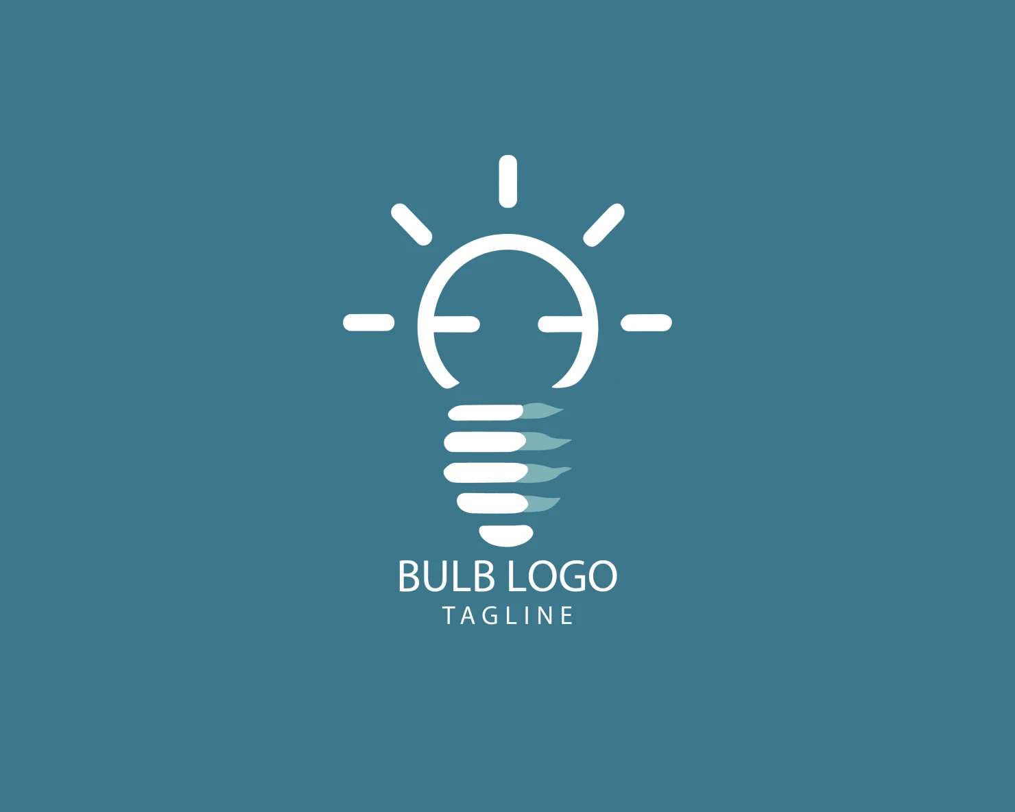 Bulb customizable logo set design #38472