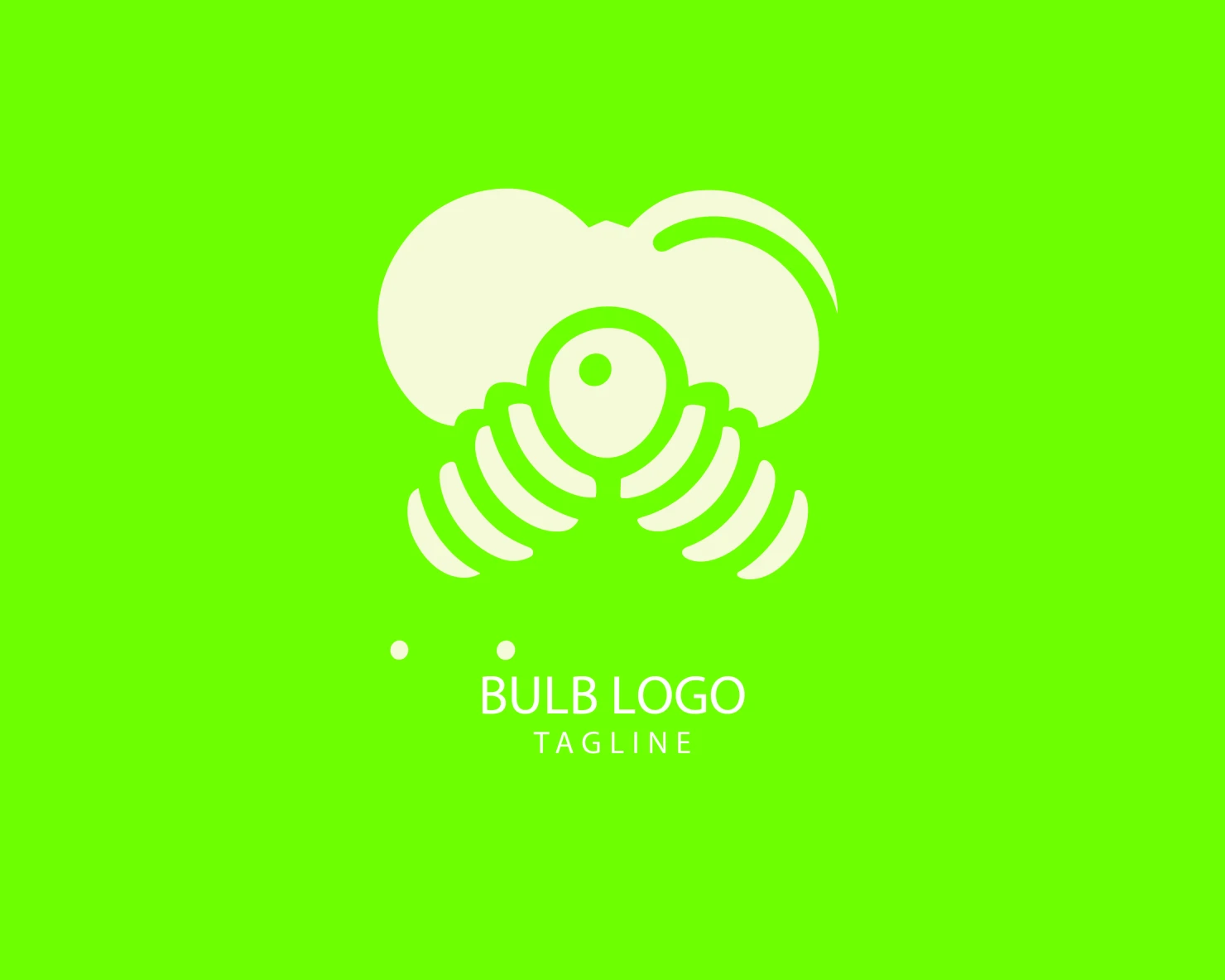 Bulb customizable logo set design #38478