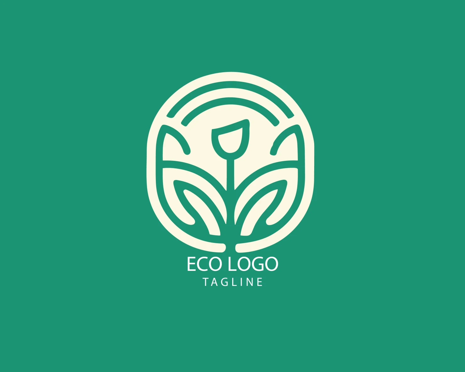 Eco customizable logo set design #38487