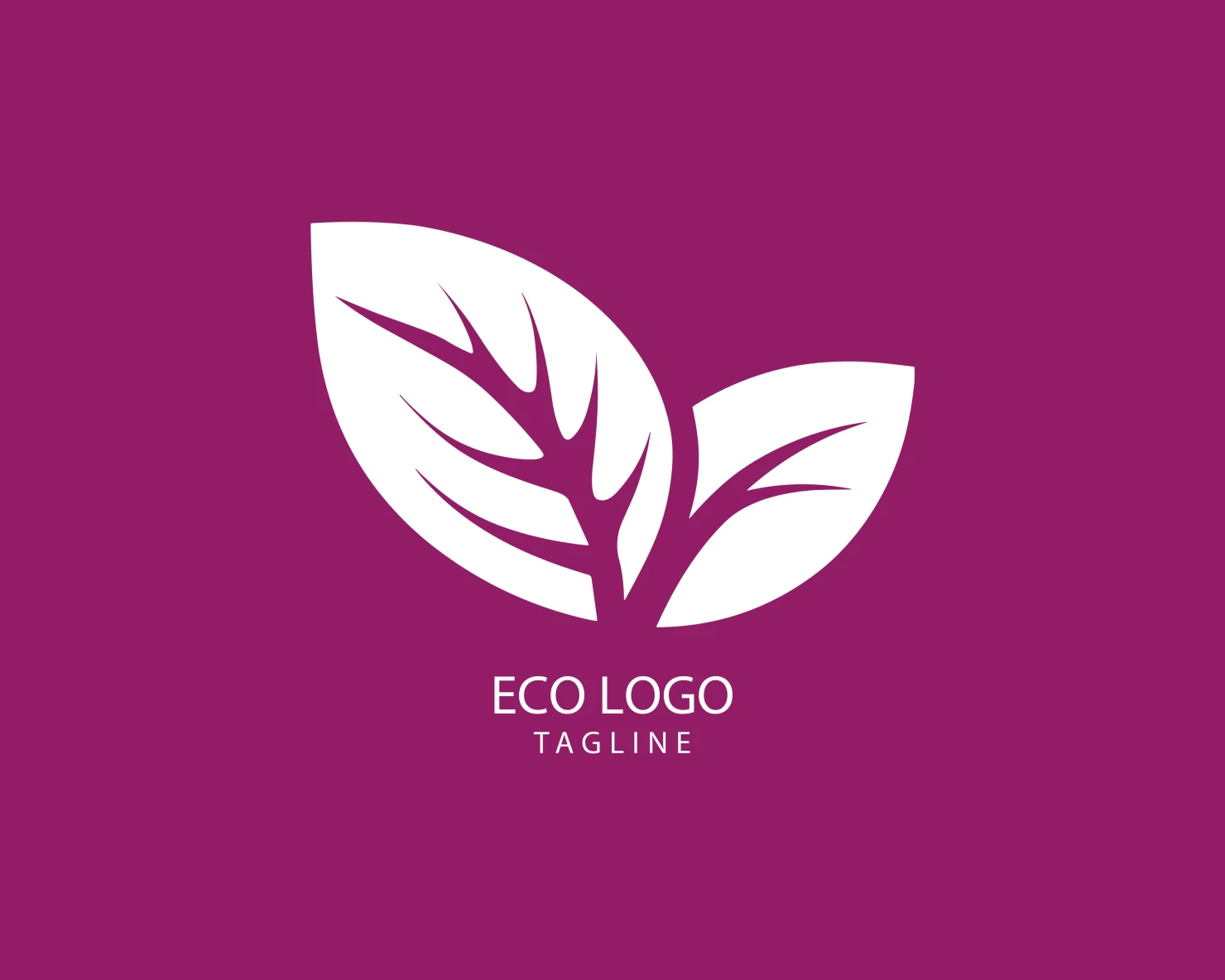 Eco customizable logo set design #38502