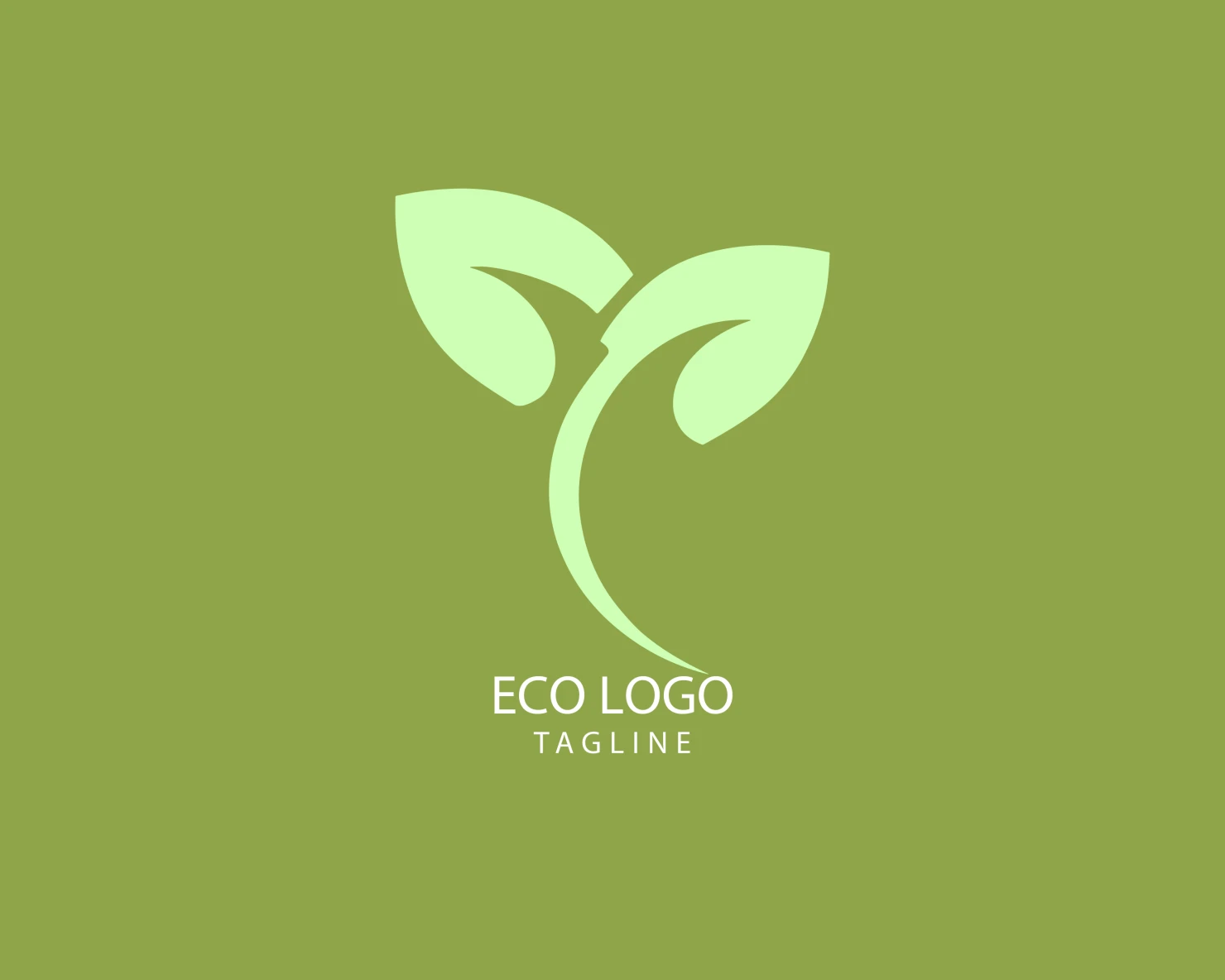 Eco customizable logo set design #38505