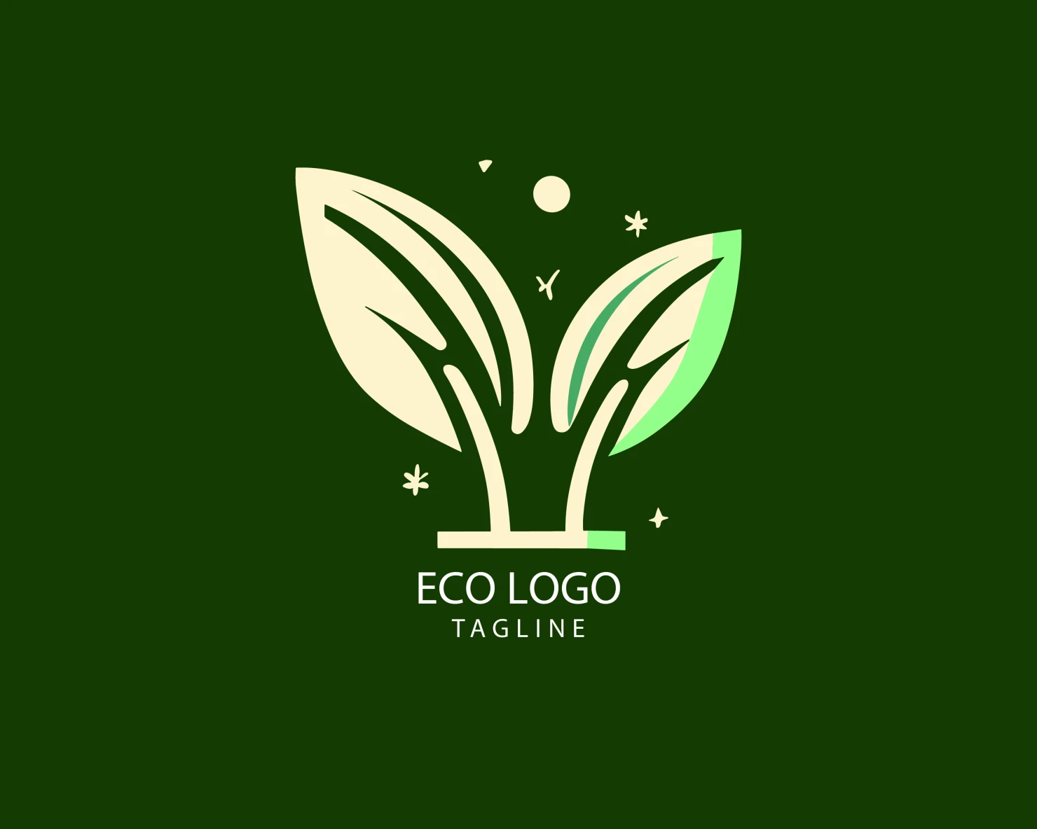 Eco customizable logo set design #38513