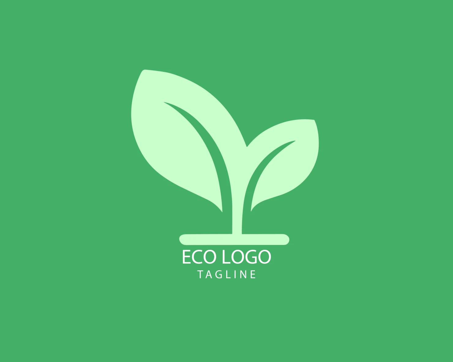 Eco customizable logo set design #38514