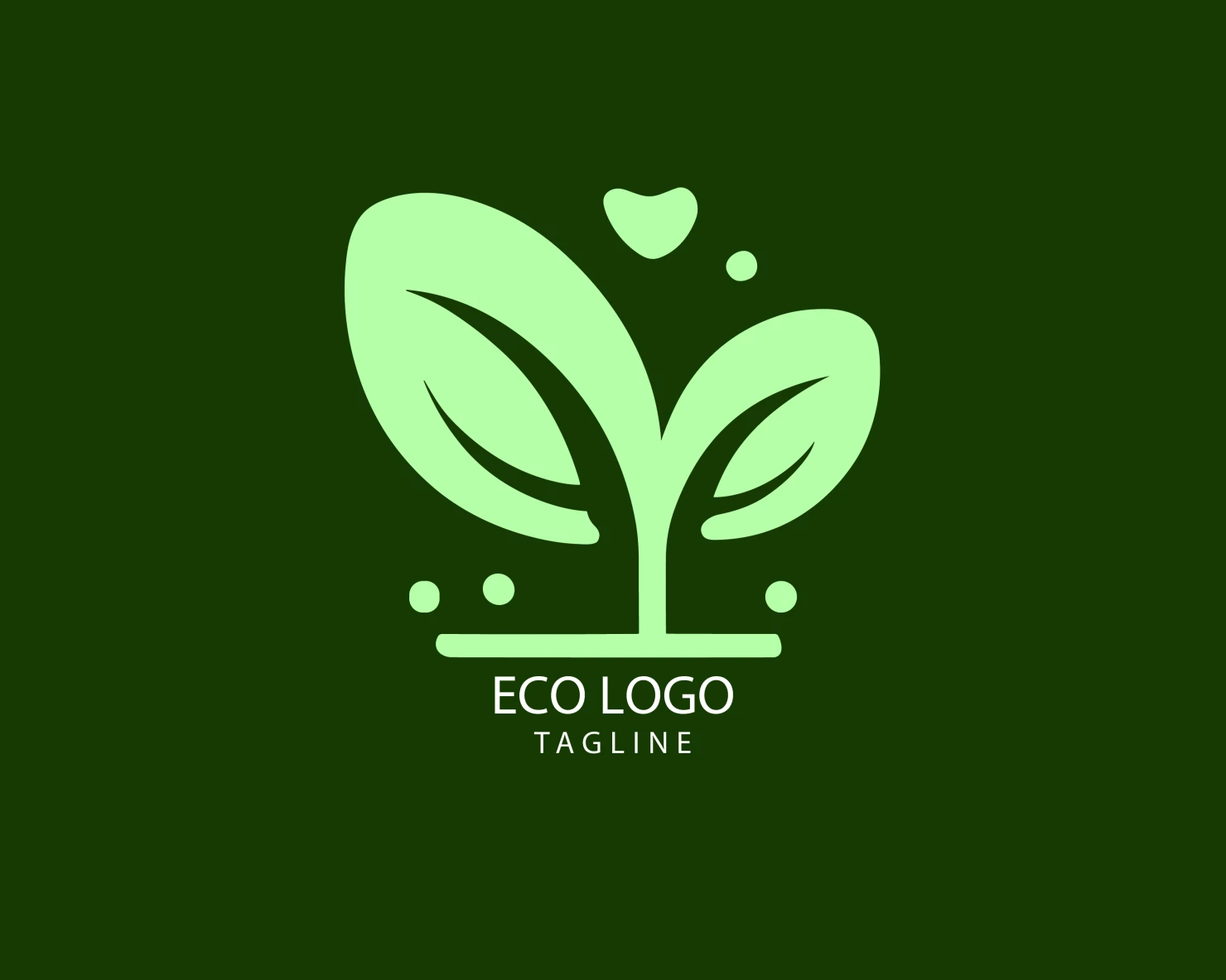 Eco customizable logo set design #38520