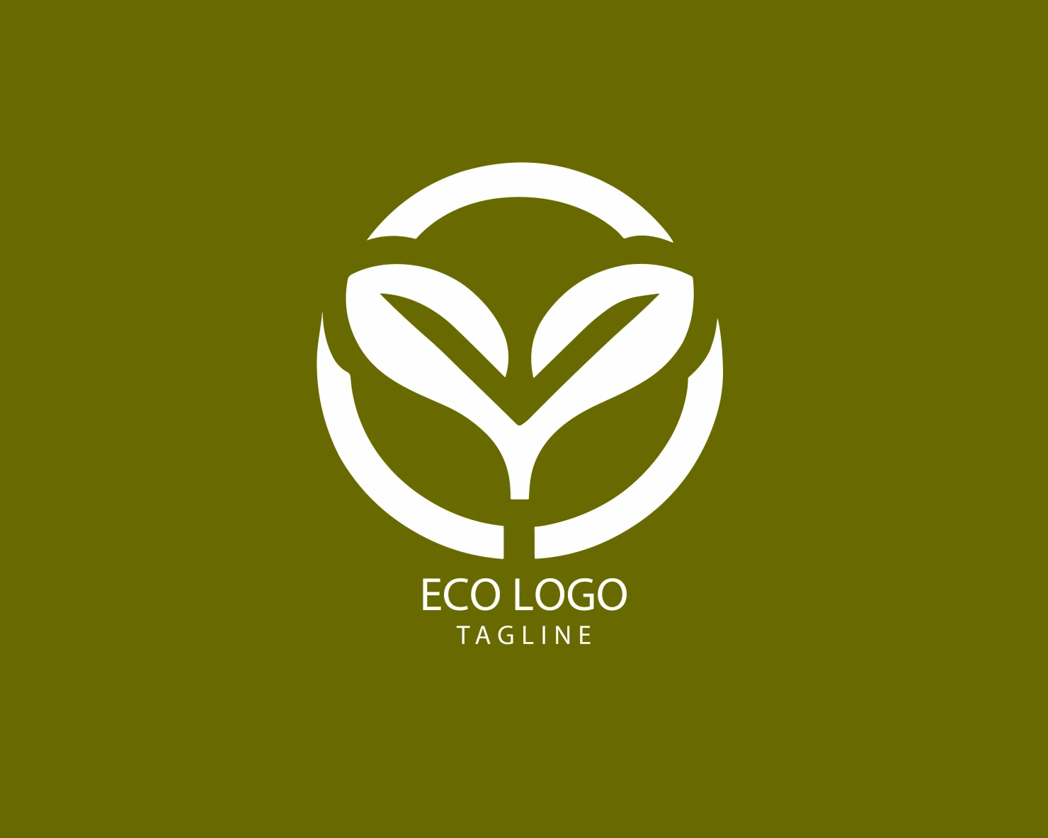 Eco customizable logo set design #38525