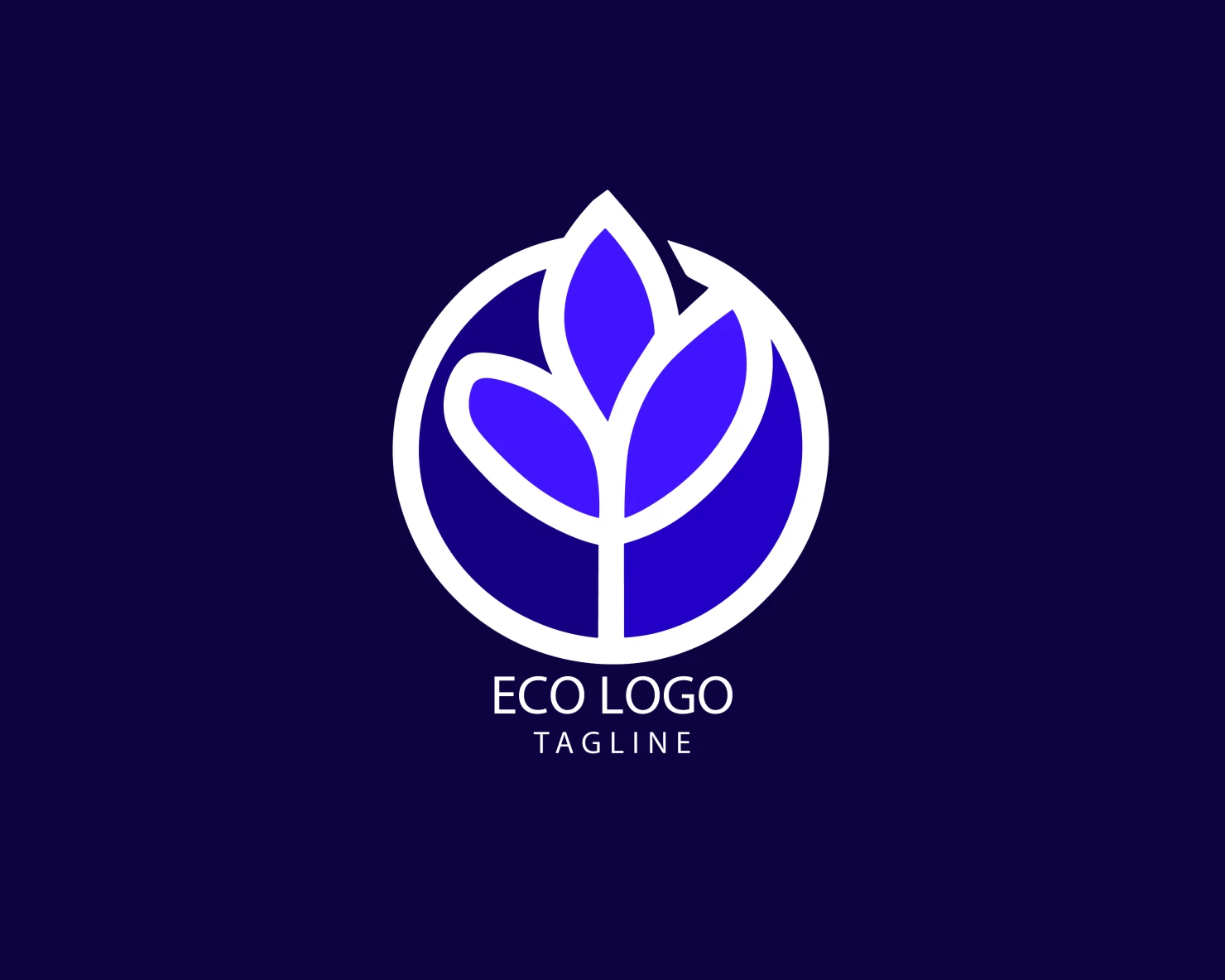 Eco customizable logo set design #38528