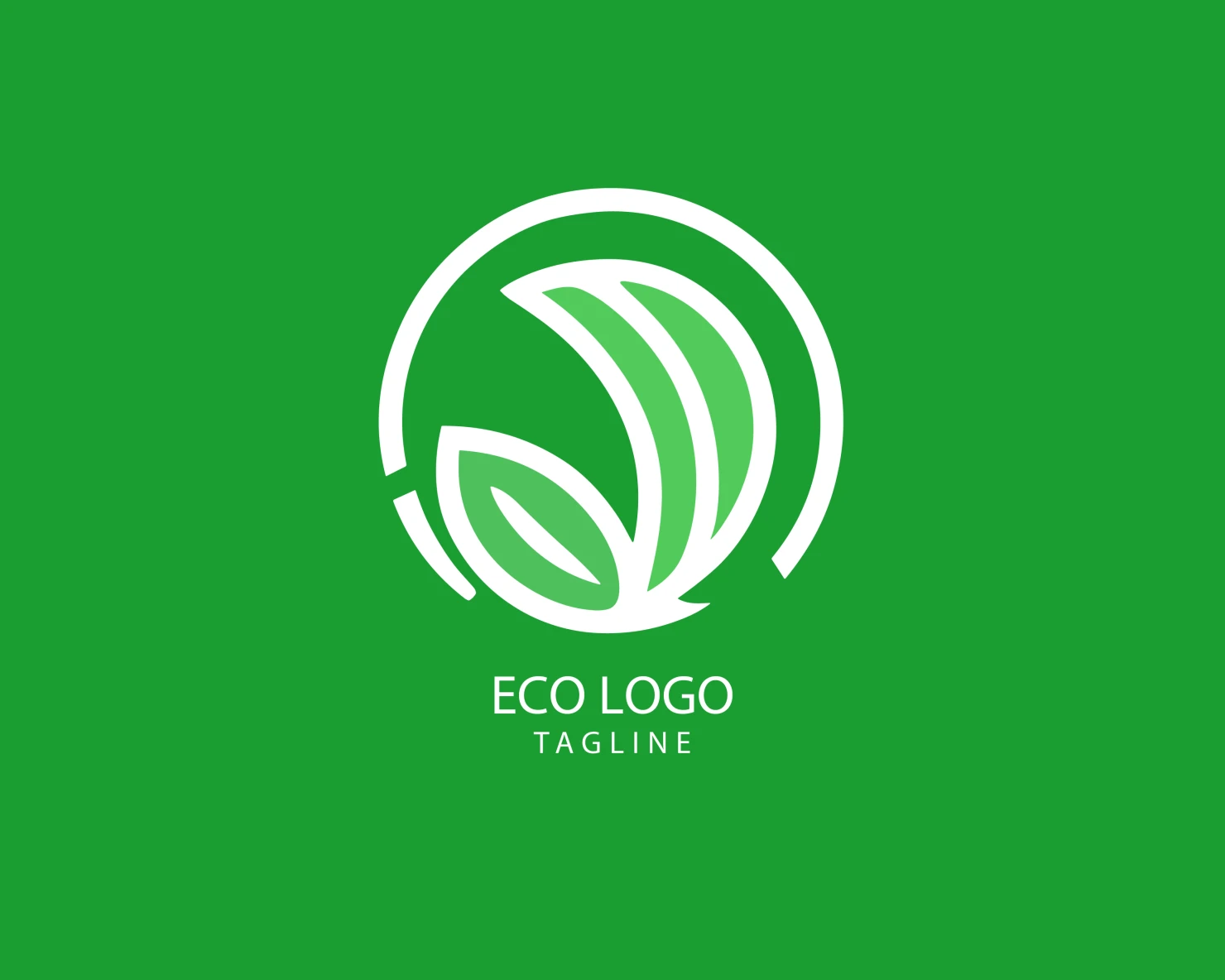 Eco customizable logo set design #38535