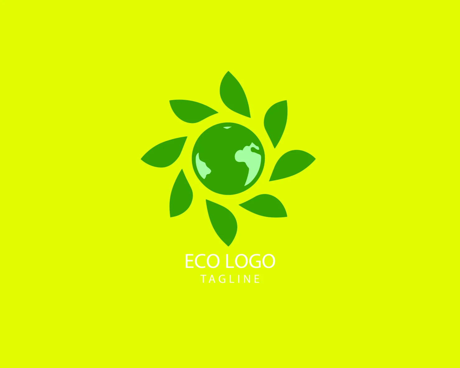 Eco customizable logo set design #38537