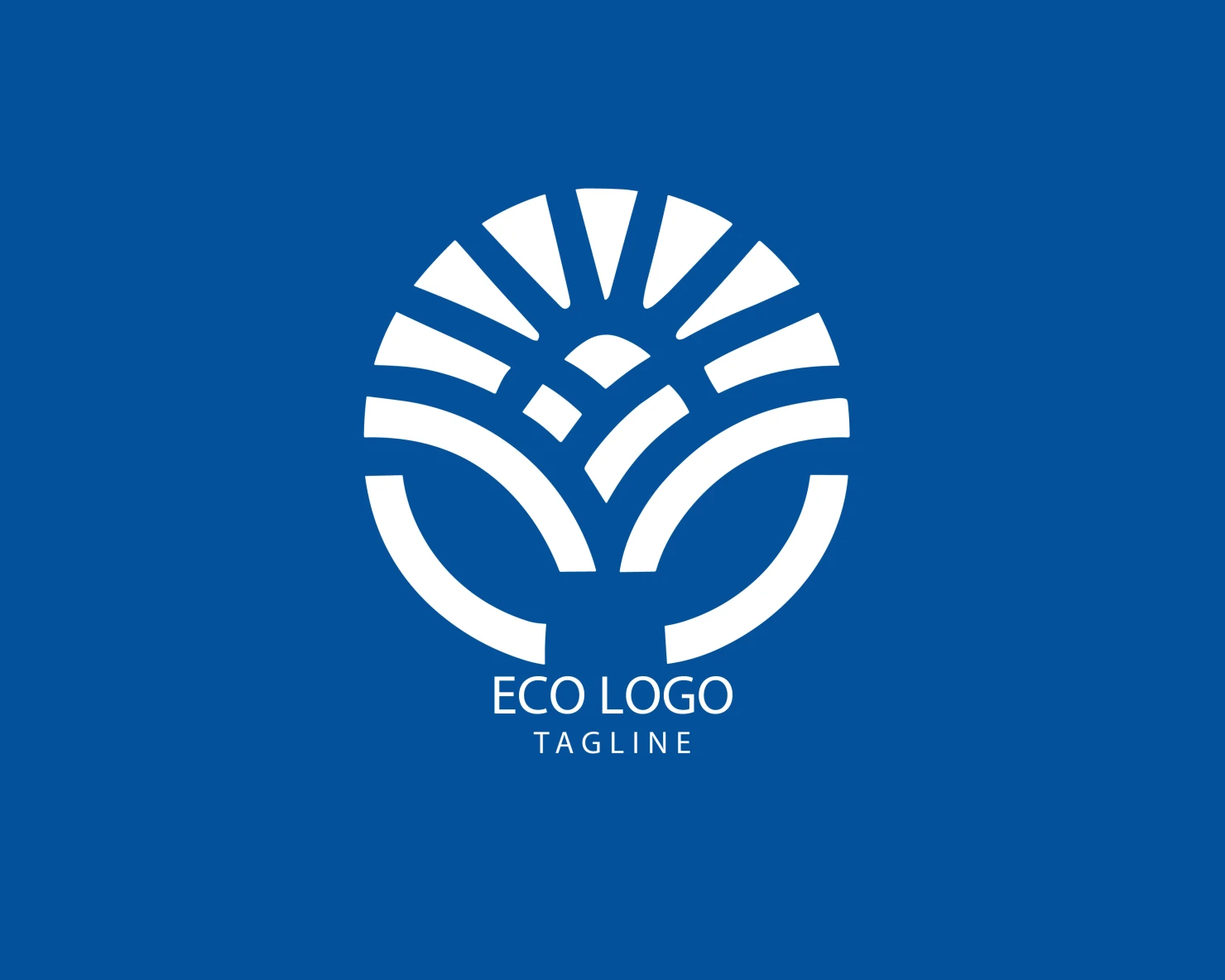 Eco customizable logo set design #38539
