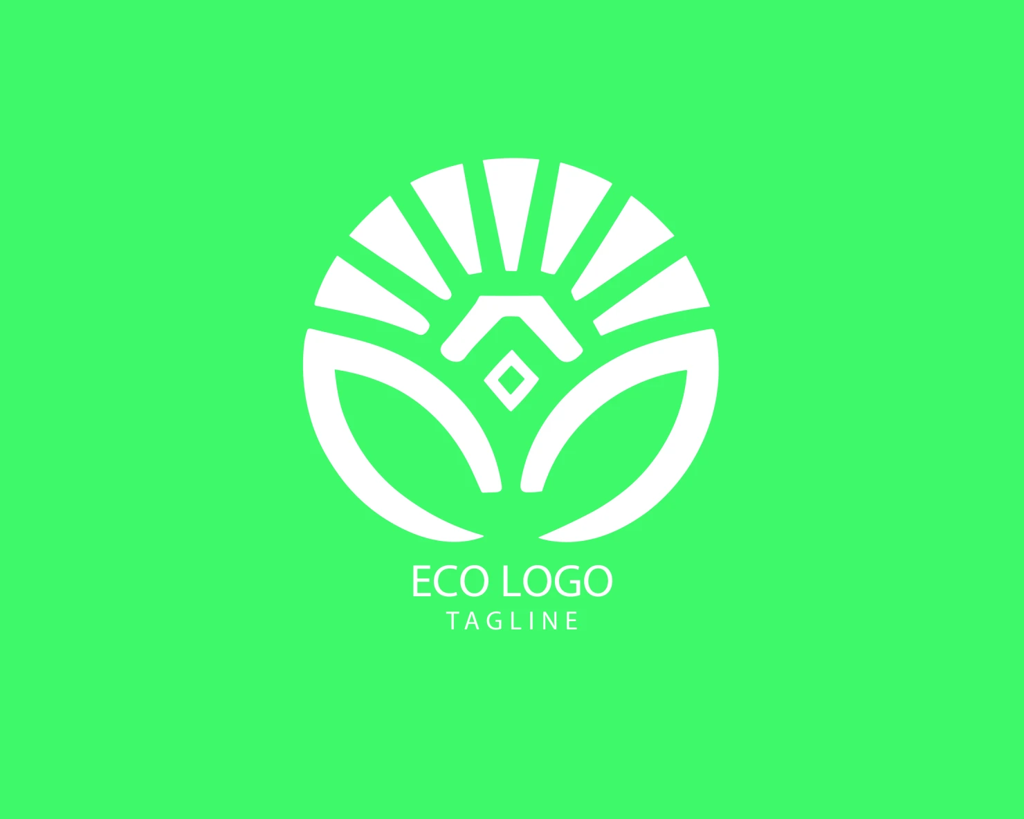 Eco customizable logo set design #38541