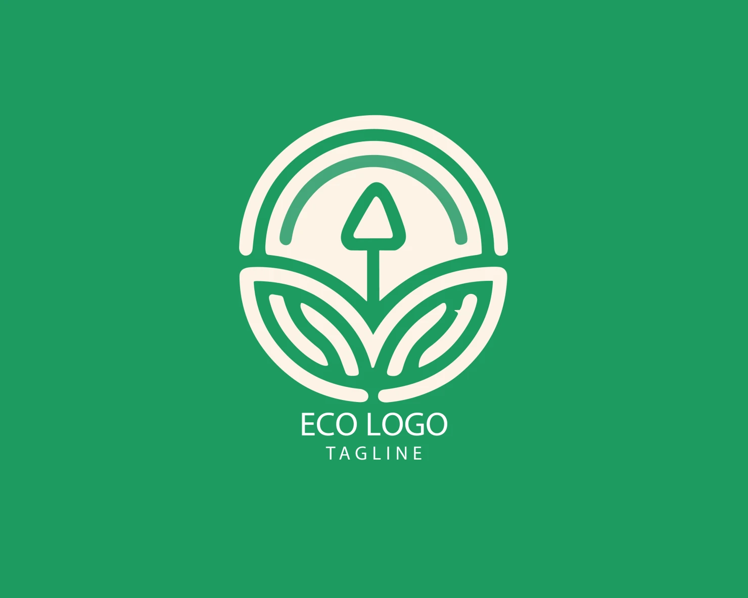 Eco customizable logo set design #38551