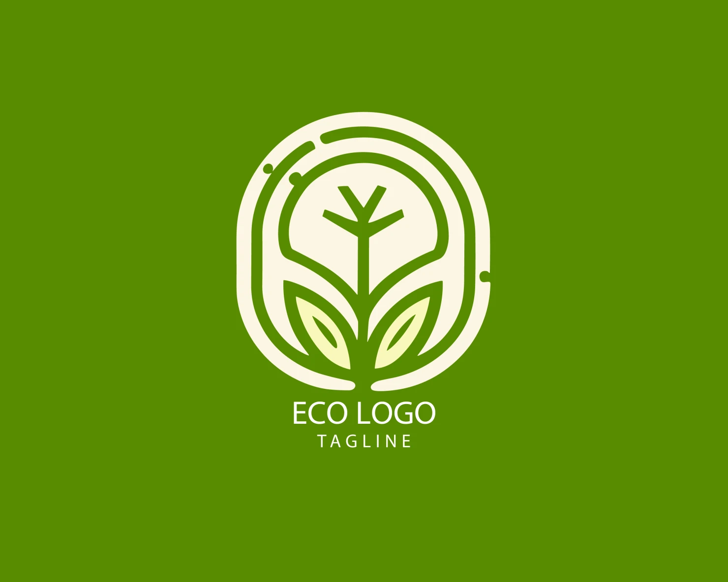 Eco customizable logo set design #38552