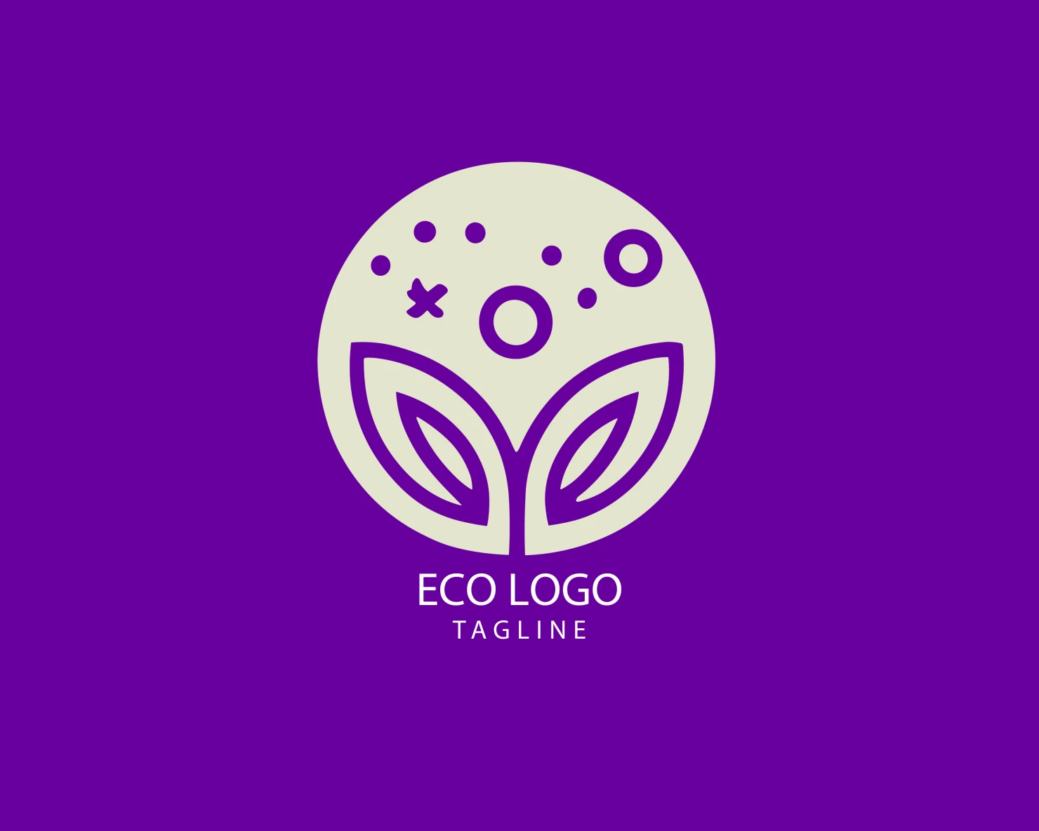 Eco customizable logo set design #38561