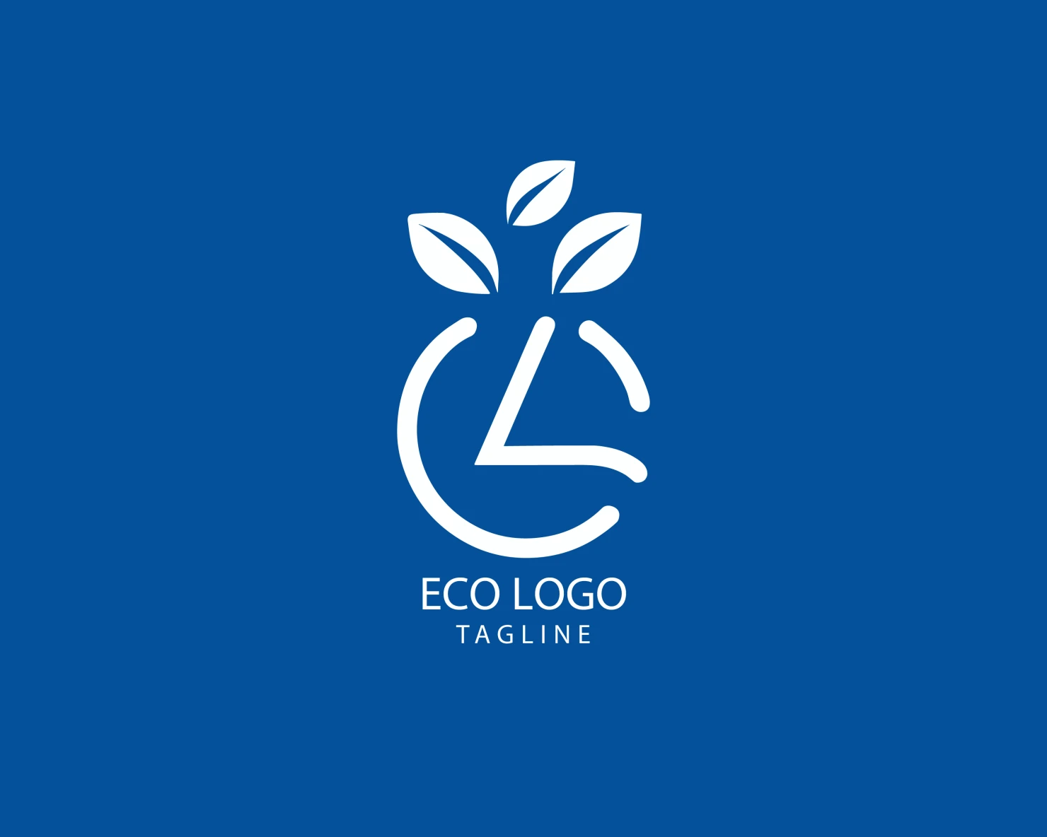 Eco customizable logo set design #38563